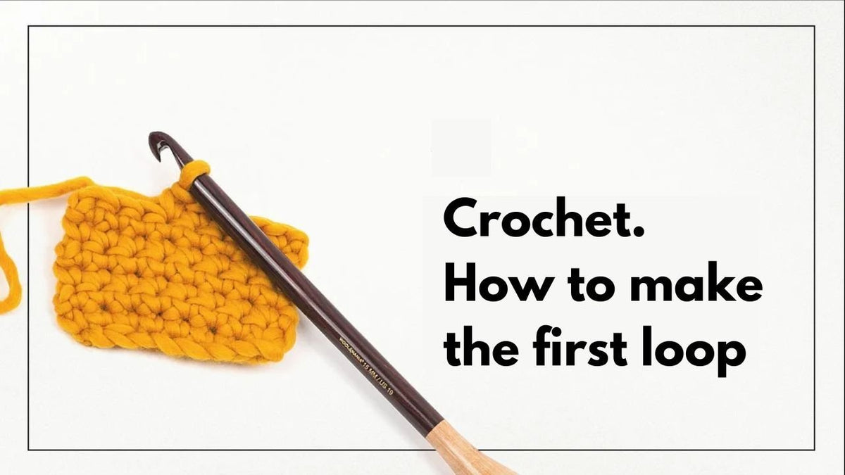 How to Make the First Loop in Crochet - The Woolcatcher