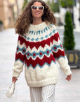 Knitting pattern. Sweater LOLA