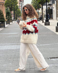 Knitting pattern. Sweater LOLA