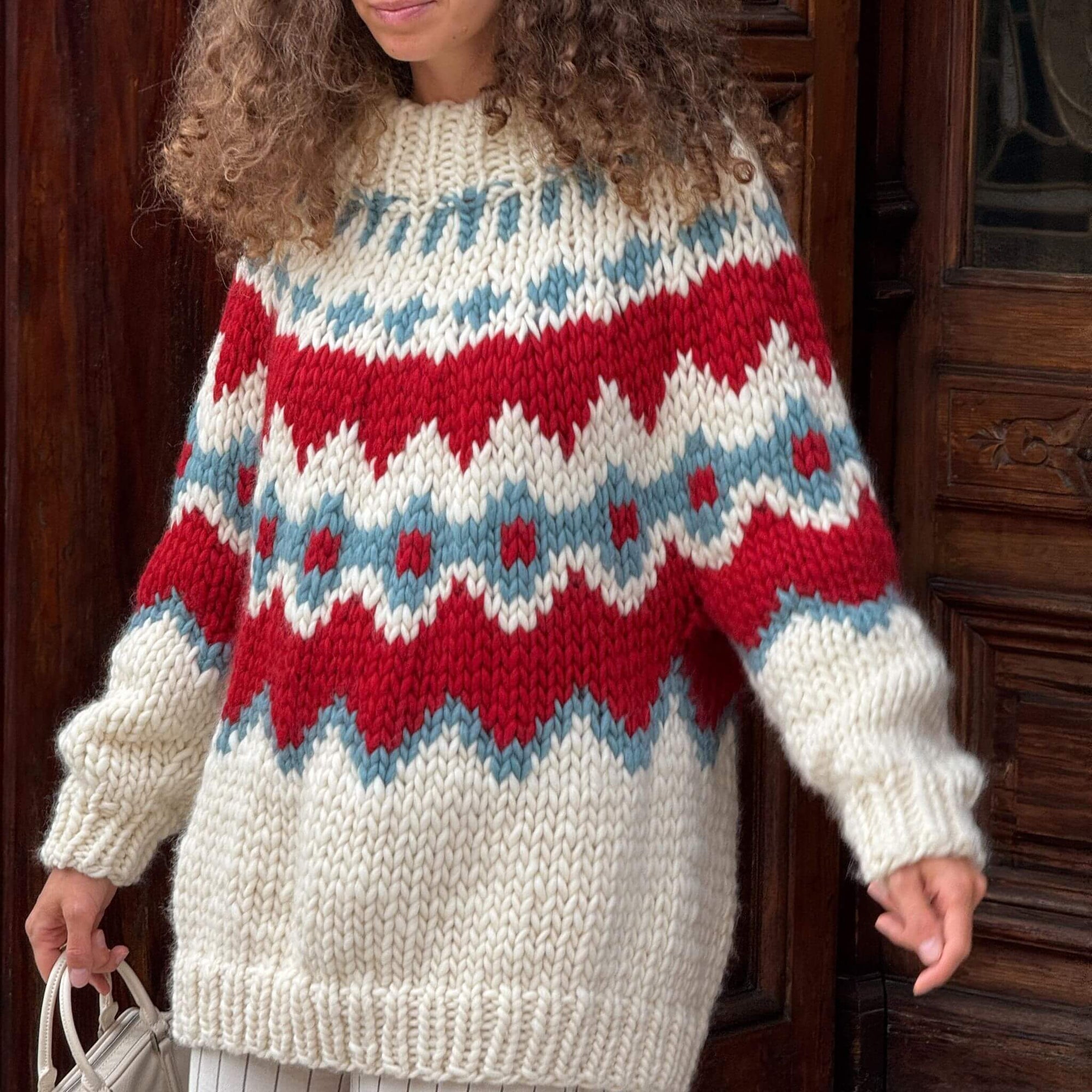 Knitting pattern. Sweater LOLA