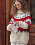 Knitting pattern. Sweater LOLA