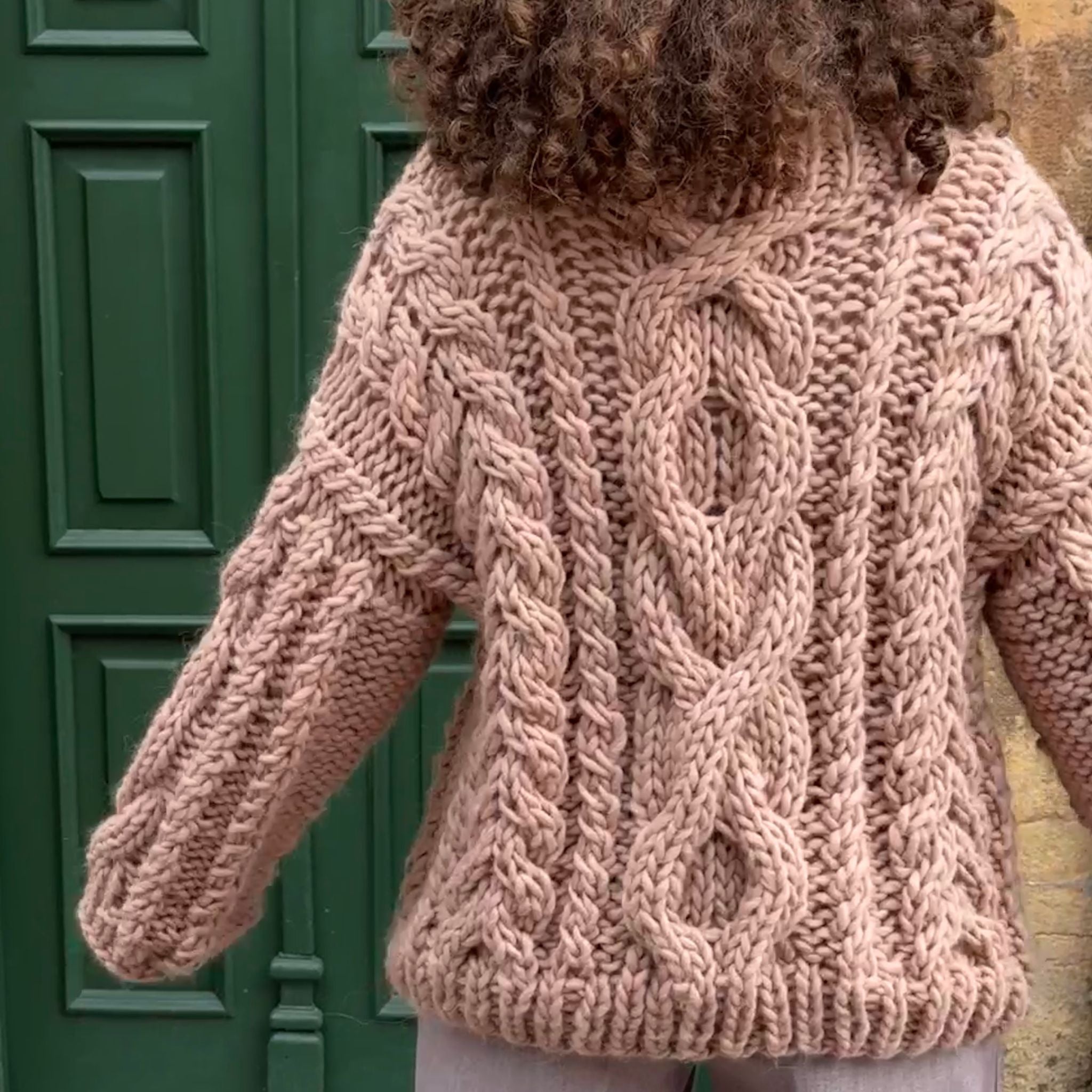 Cable Knit Sweater Pattern (bulky yarn) | The Woolcatcher