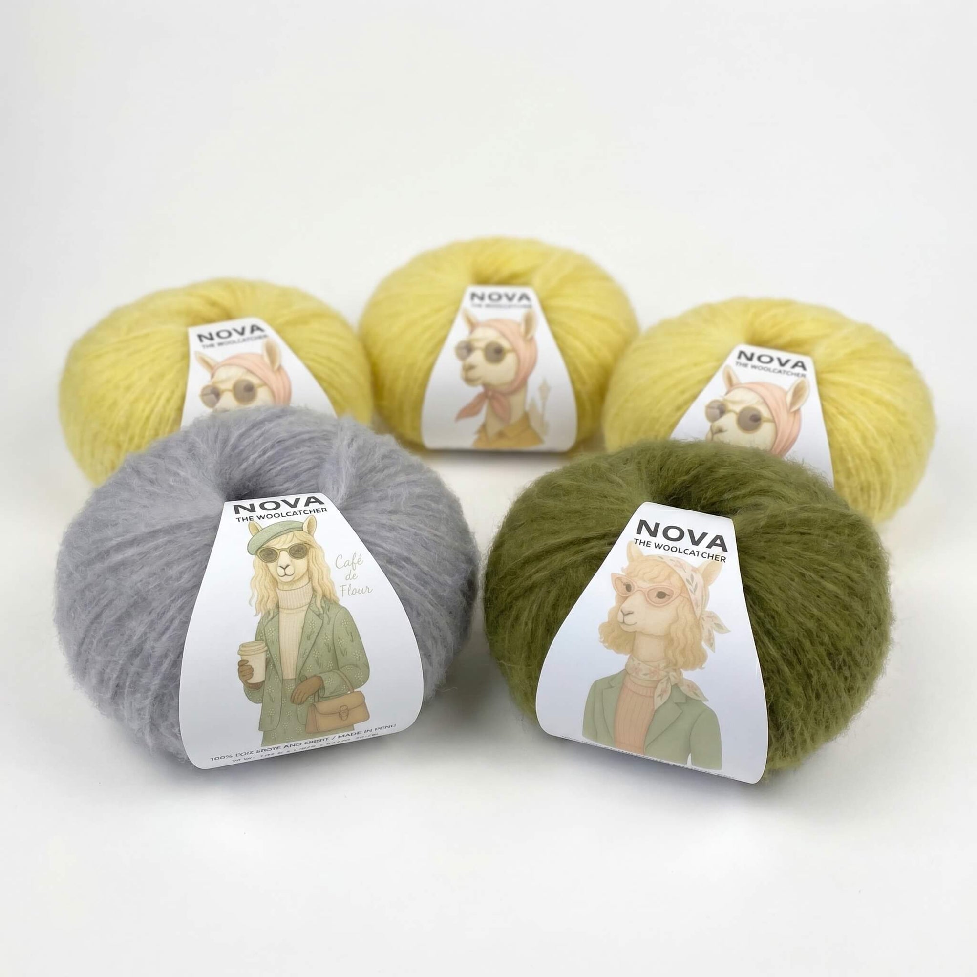 NOVA. Yarn bundle. Sunny sweater