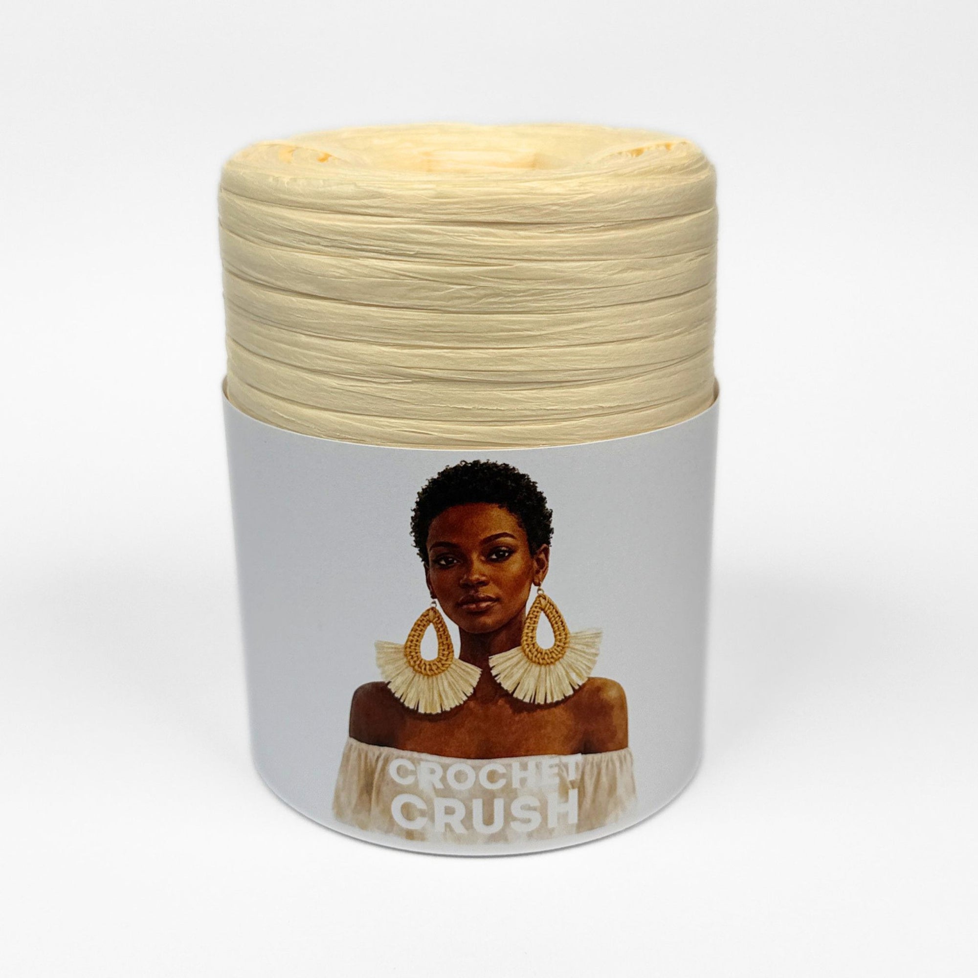 Raffia CROCHET CRUSH IVORY 100 g 250 m