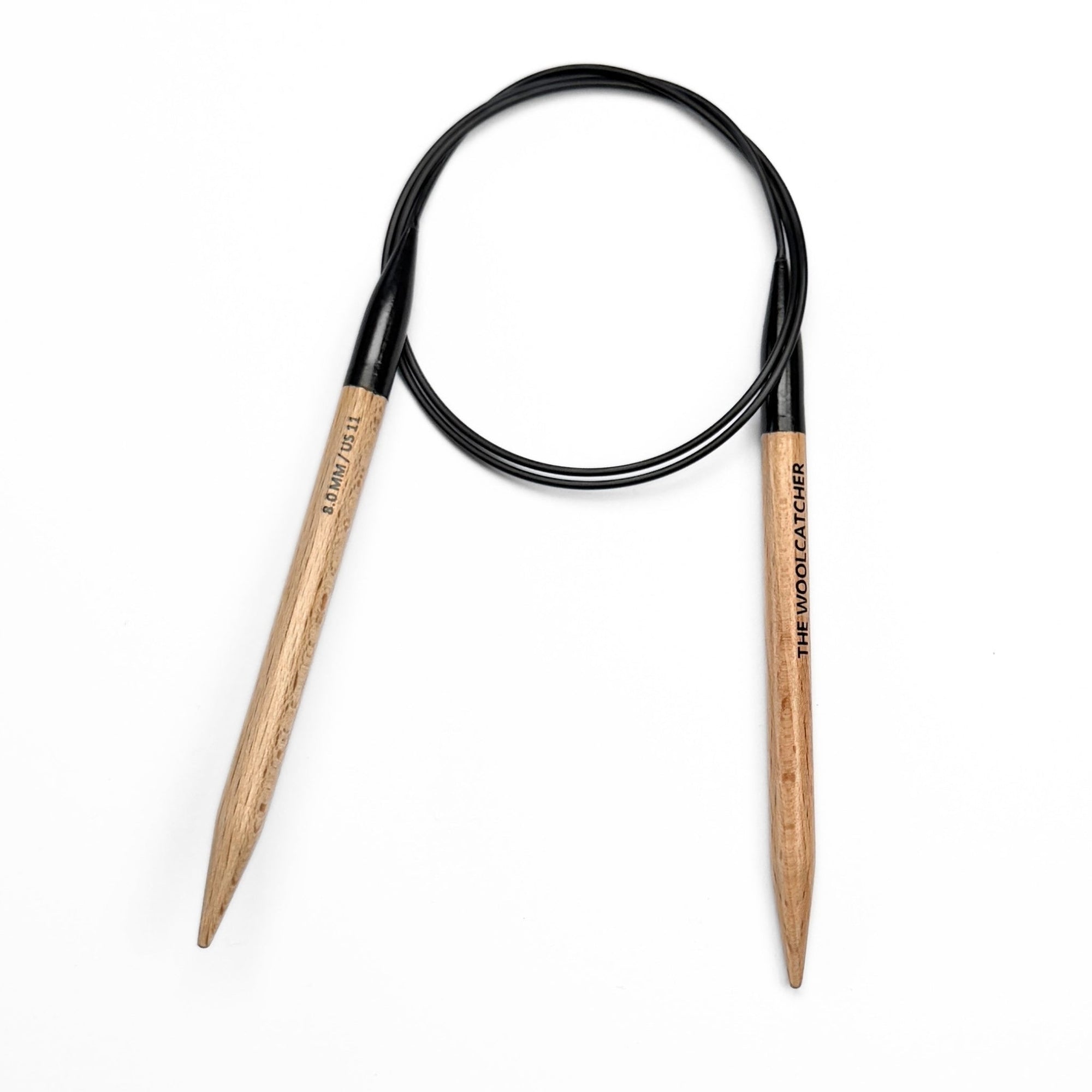 Agujas circulares de 8 mm / 80 cm - The Woolcatcher