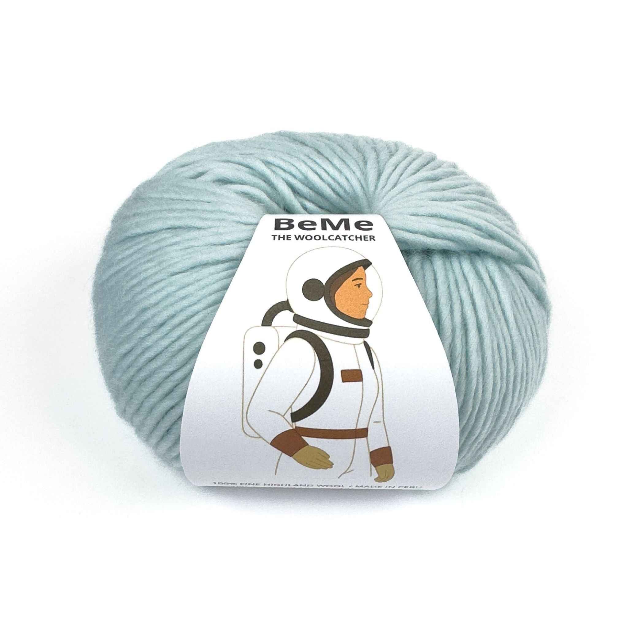 BeMe Sky Blue - 100% Peruvian Highland Wool, 100 g / 120 m| The