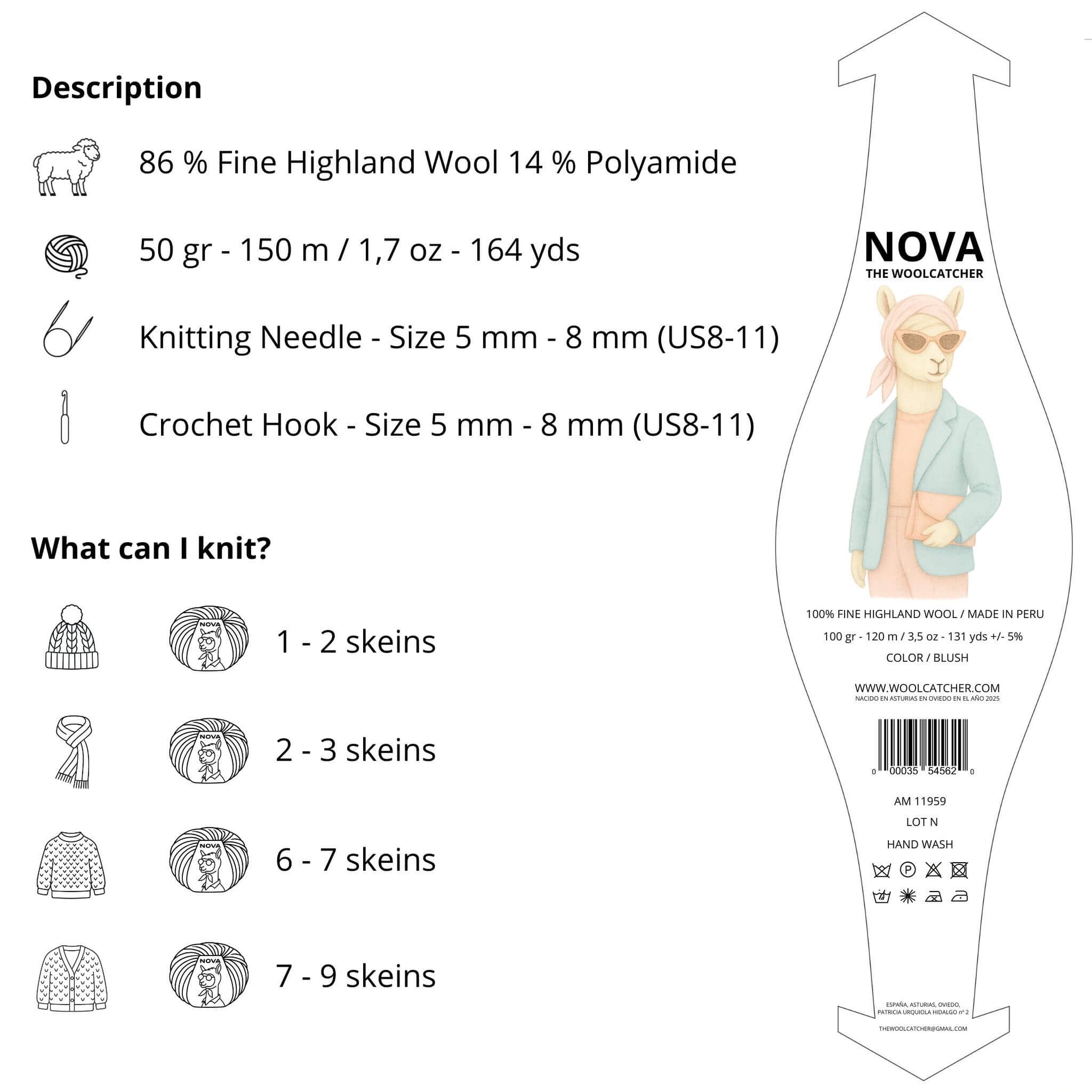 NOVA Blush - THE WOOLCATCHER