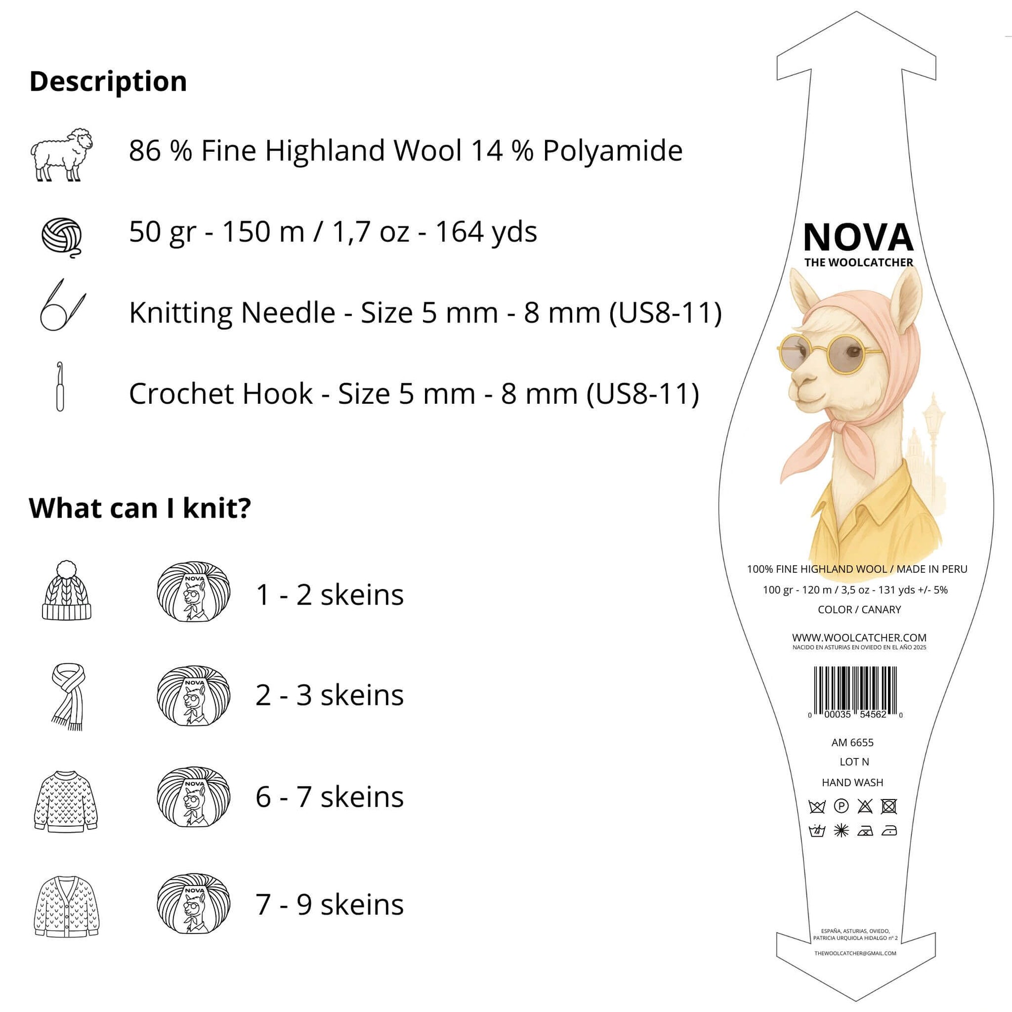 NOVA Canary - THE WOOLCATCHER