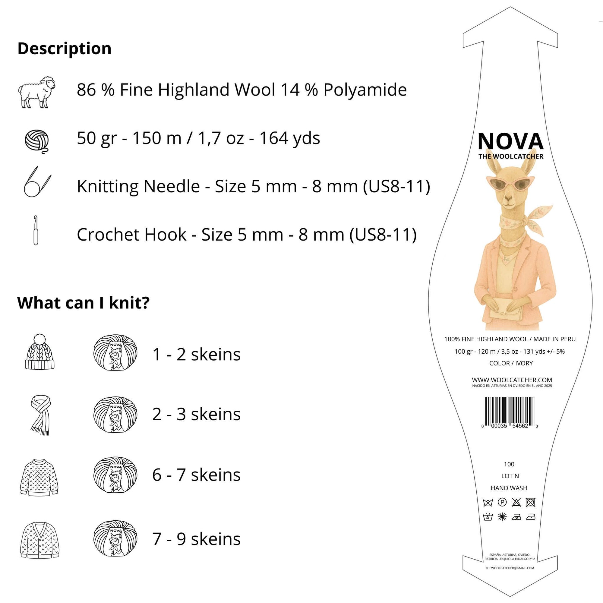 NOVA Ivory - THE WOOLCATCHER