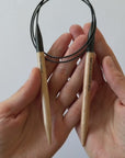 8 mm : 60 cm circular knitting needles